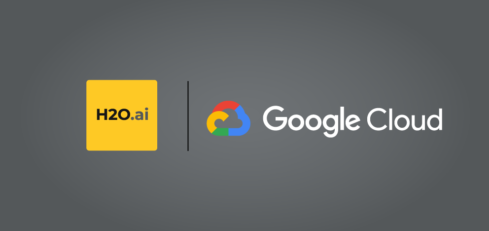 H2Oai.cc and google cloud logo lockups