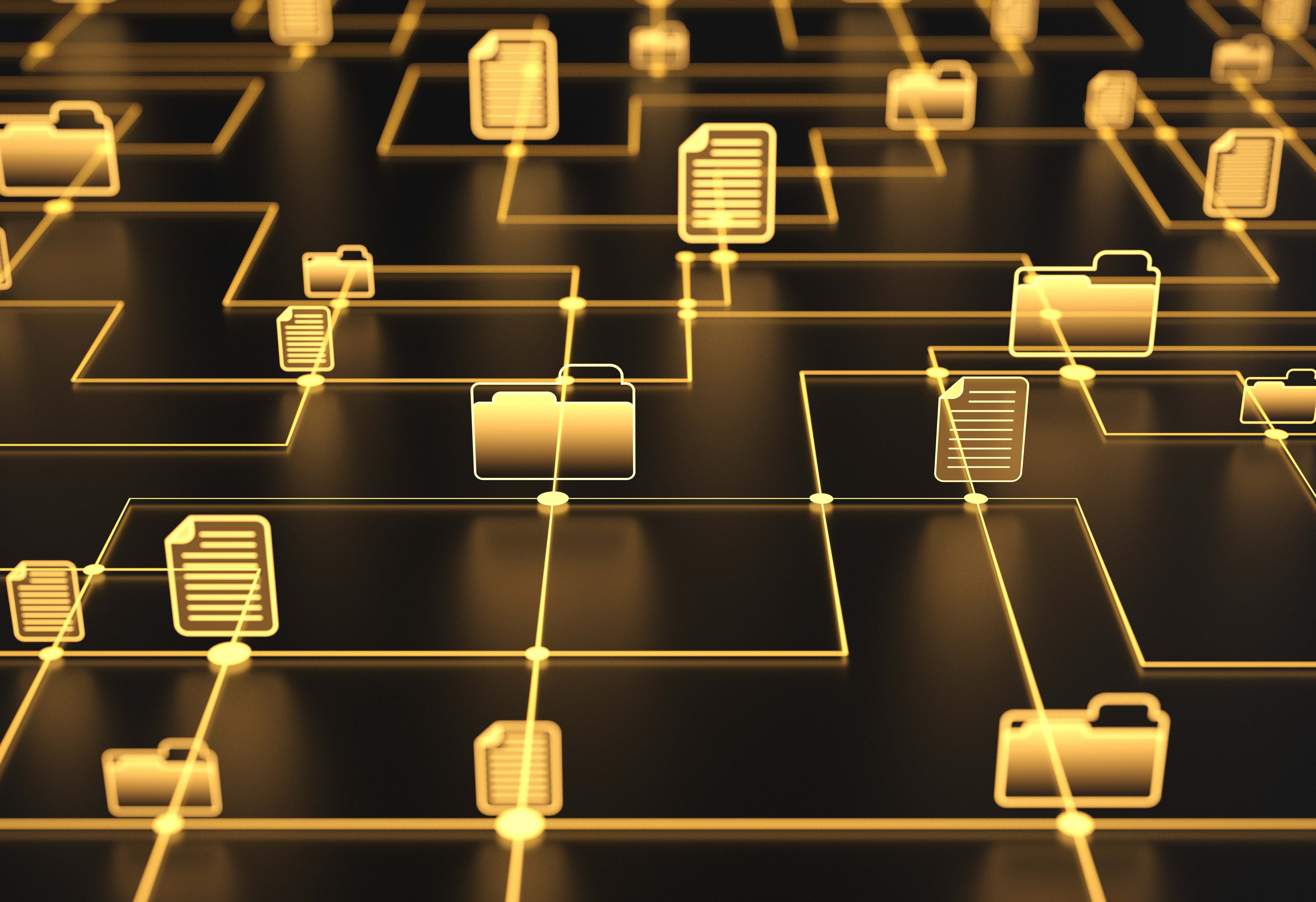 orange-files-and-folders-network