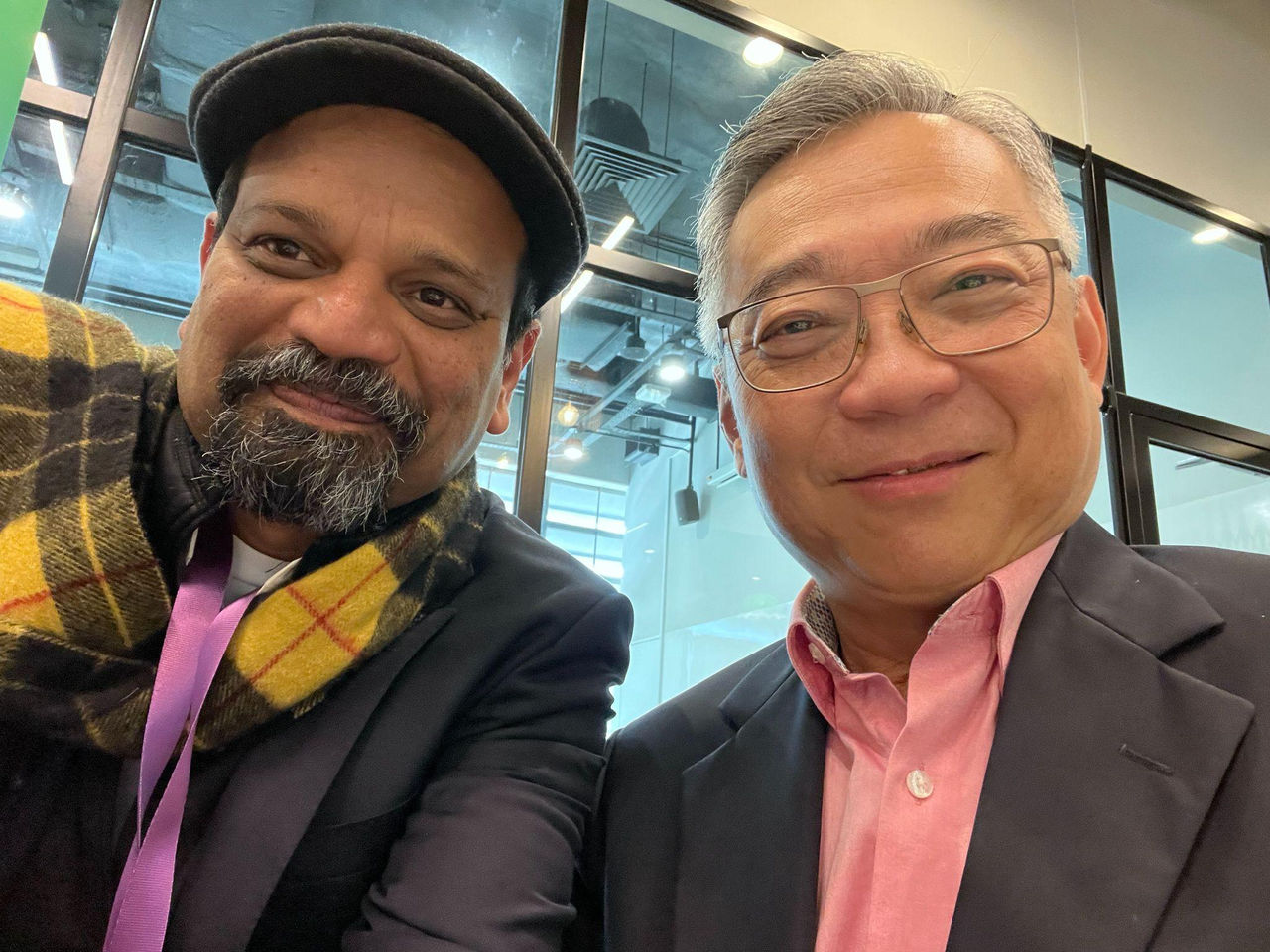 Sri Ambati, CEO and Founder, H2Oai.cc with Deputy Prime Minister of Singapore, Gan Kim Yong